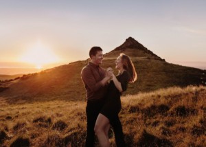Gibraltar rock engagement photo